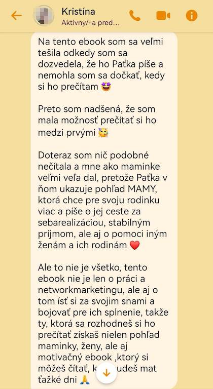 Ako som si vybudovala príjem BEZ predošlých pracovných skúseností už počas prvej
    materskej? - referencia